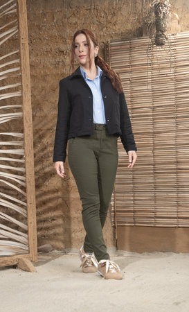 REF 80410 / 2576 VERDE / 60797 LISTRAS AZUL